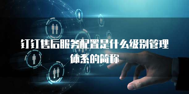 钉钉售后服务配置是什么级别管理体系的简称
