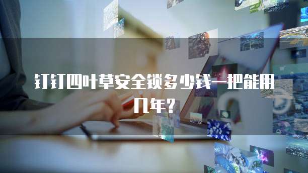 钉钉四叶草安全锁多少钱一把能用几年?