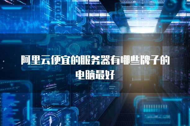 阿里云便宜的服务器有哪些牌子的电脑最好