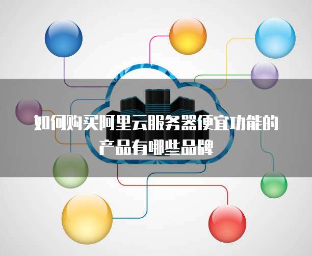 如何购买阿里云服务器便宜功能的产品有哪些品牌