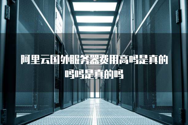 阿里云国外服务器费用高吗是真的吗吗是真的吗