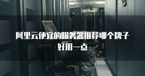 阿里云便宜的服务器推荐哪个牌子好用一点