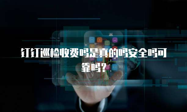 钉钉巡检收费吗是真的吗安全吗可靠吗?