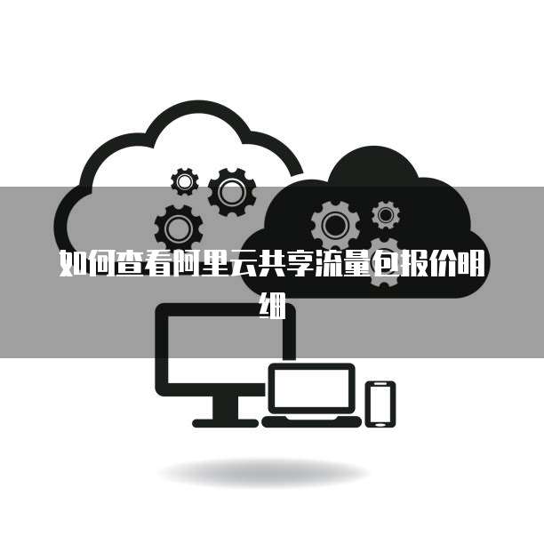 如何查看阿里云共享流量包报价明细