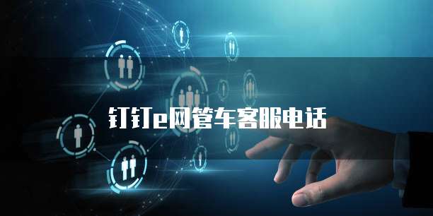 钉钉e网管车客服电话