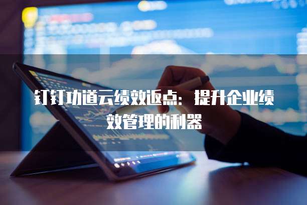 钉钉功道云绩效返点：提升企业绩效管理的利器