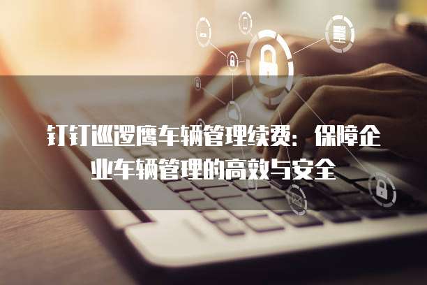 钉钉巡逻鹰车辆管理续费：保障企业车辆管理的高效与安全