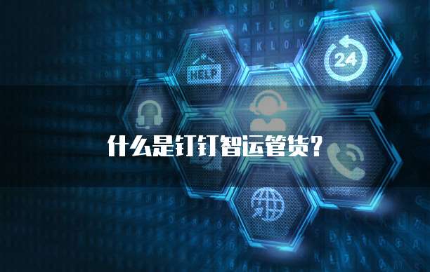 什么是钉钉智运管货?