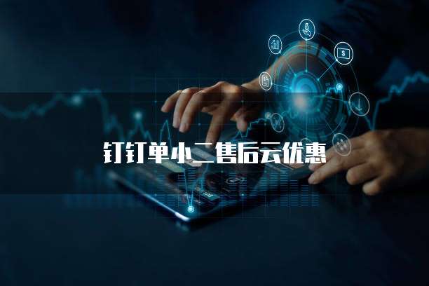 钉钉单小二售后云优惠