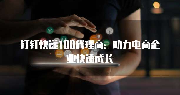 钉钉快递100代理商：助力电商企业快速成长