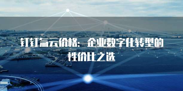 钉钉氚云价格：企业数字化转型的性价比之选