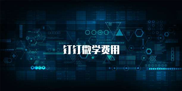 钉钉微学费用