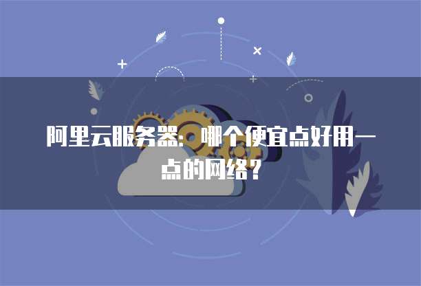阿里云服务器:哪个便宜点好用一点的网络?