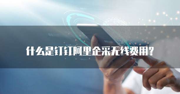 什么是钉钉阿里企采无线费用？