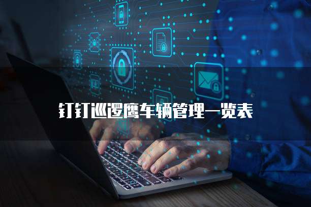 钉钉巡逻鹰车辆管理一览表