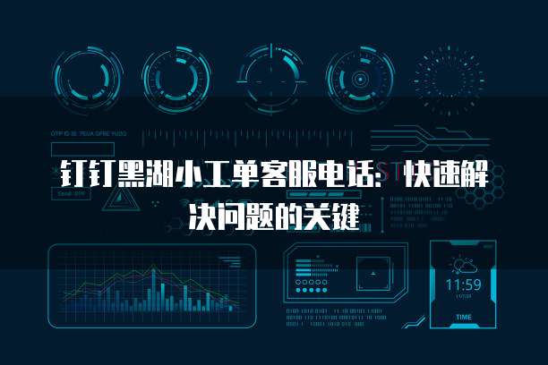 钉钉黑湖小工单客服电话:快速解决问题的关键