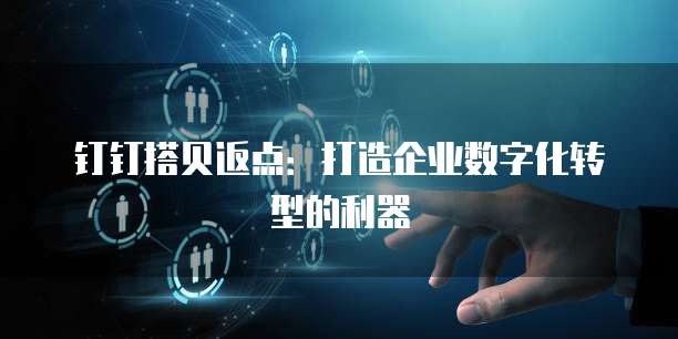 钉钉搭贝返点:打造企业数字化转型的利器