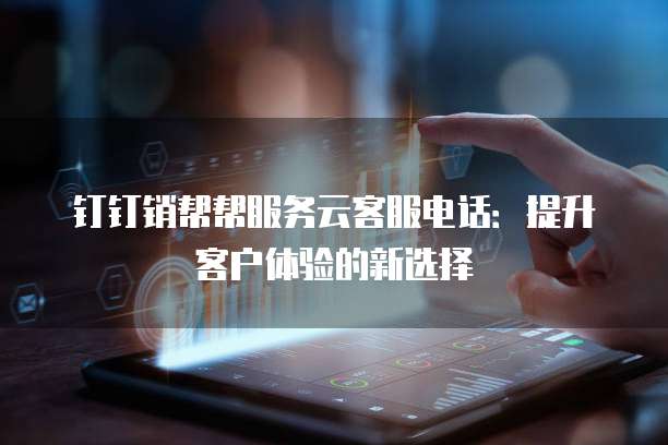 钉钉销帮帮服务云客服电话:提升客户体验的新选择