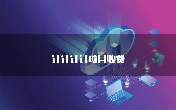 钉钉钉钉项目收费