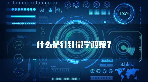 什么是钉钉微学政策？