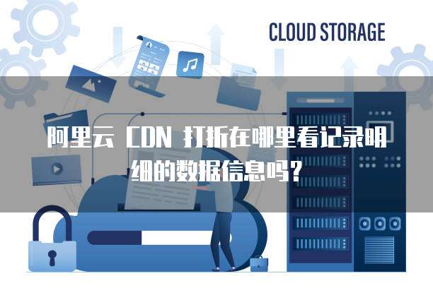 阿里云 CDN 打折在哪里看记录明细的数据信息吗?