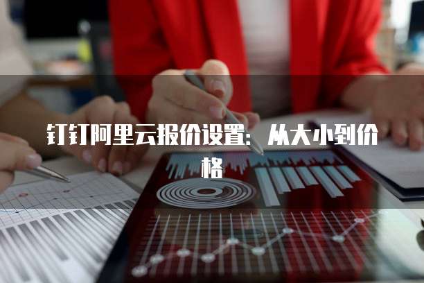 钉钉阿里云报价设置:从大小到价格