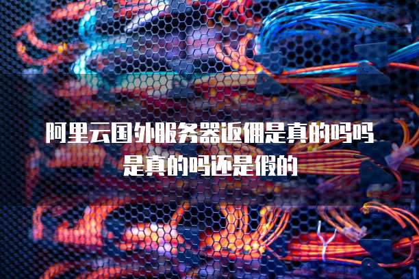 阿里云国外服务器返佣是真的吗吗是真的吗还是假的