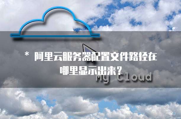 * 阿里云服务器配置文件路径在哪里显示出来?