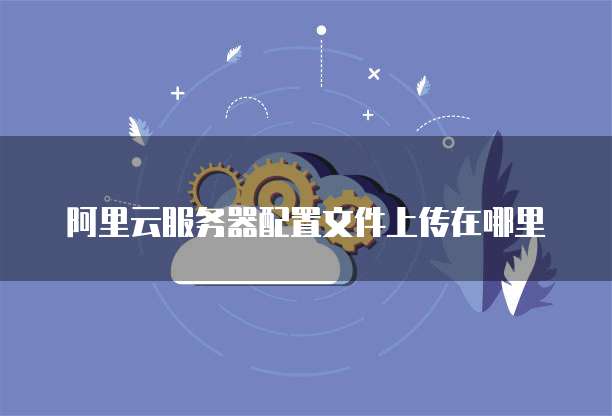 阿里云服务器配置文件上传在哪里