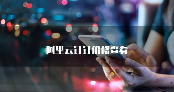 阿里云钉钉价格查看