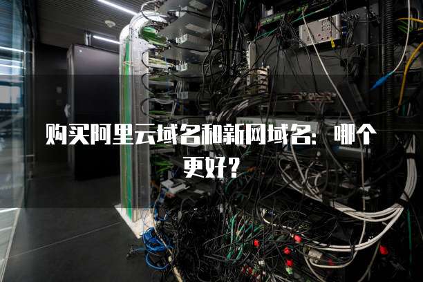 购买阿里云域名和新网域名:哪个更好?