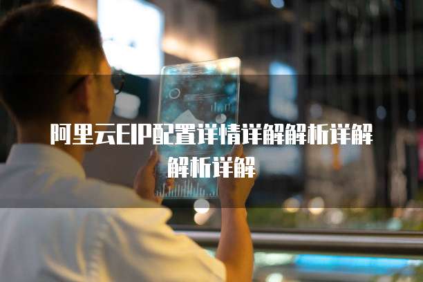 阿里云EIP配置详情详解解析详解解析详解