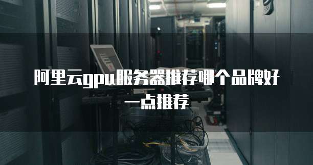 阿里云gpu服务器推荐哪个品牌好一点推荐