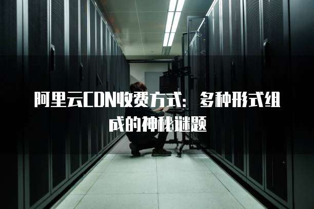 阿里云CDN收费方式:多种形式组成的神秘谜题