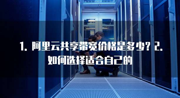 阿里云共享带宽多少钱一个小时正常使用吗