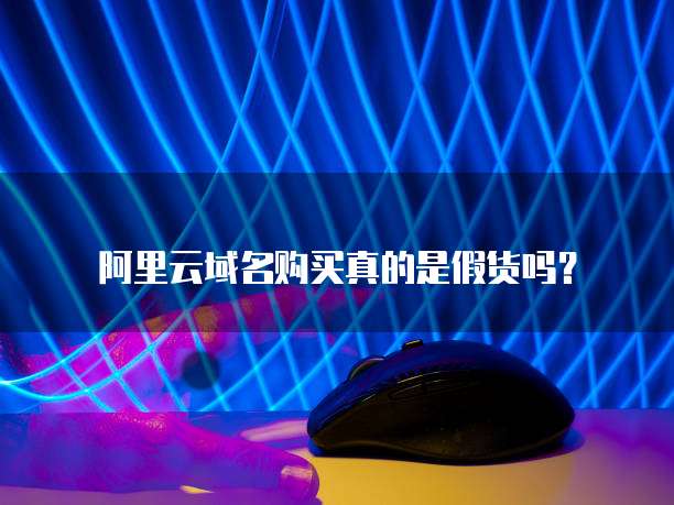 阿里云域名购买真的是假货吗?