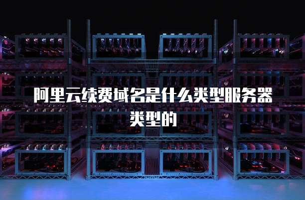 阿里云续费域名是什么类型服务器类型的