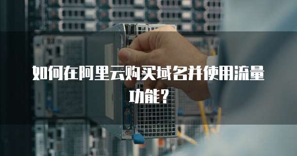 如何在阿里云购买域名并使用流量功能?