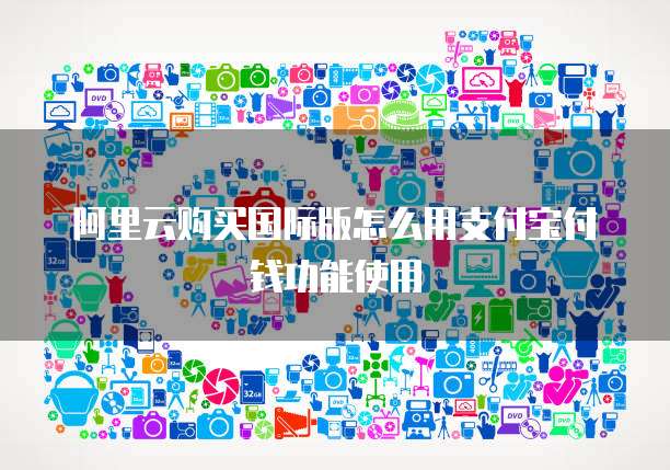 阿里云购买国际版怎么用支付宝付钱功能使用