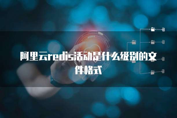 阿里云redis活动是什么级别的文件格式