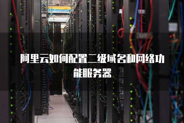 阿里云如何配置二级域名和网络功能服务器
