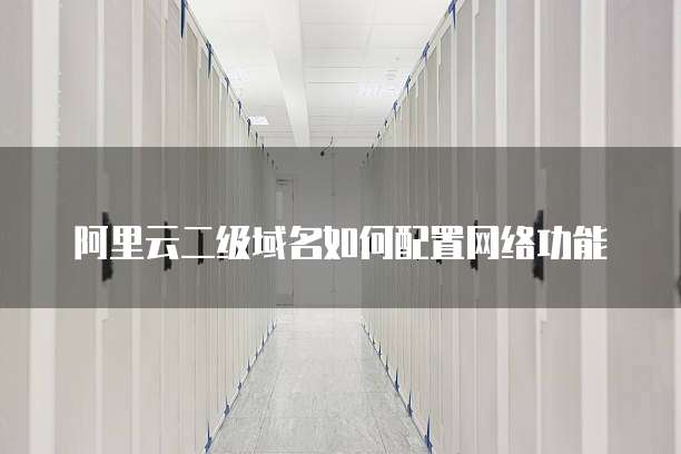 阿里云二级域名如何配置网络功能