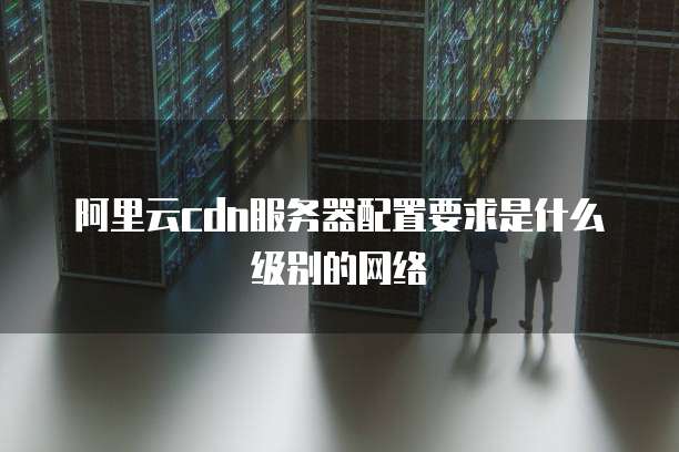 阿里云cdn服务器配置要求是什么级别的网络