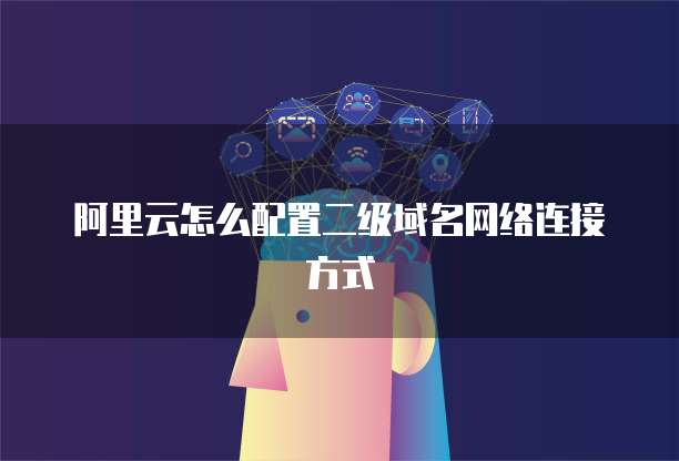 阿里云怎么配置二级域名网络连接方式