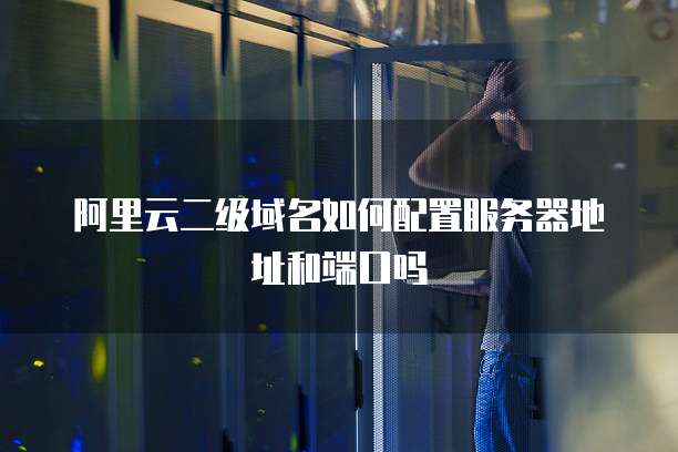 阿里云二级域名如何配置服务器地址和端口吗