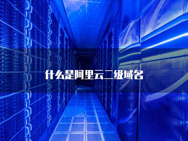 什么是阿里云二级域名