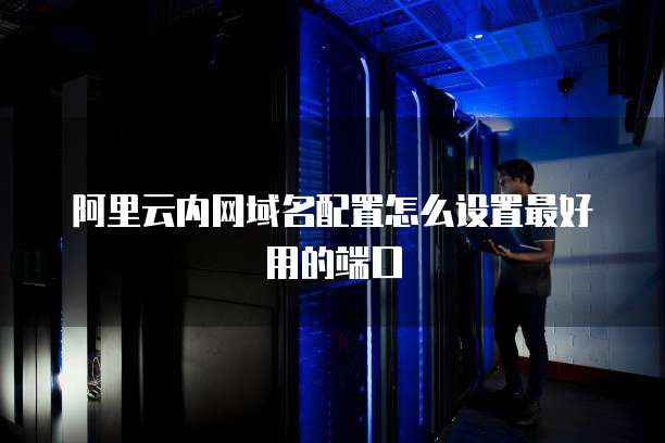 阿里云内网域名配置怎么设置最好用的端口