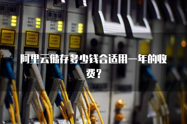 阿里云储存多少钱合适用一年的收费?