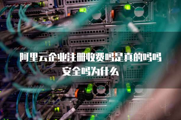 阿里云企业注册收费吗是真的吗吗安全吗为什么