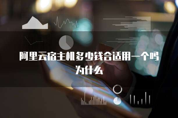 阿里云宿主机多少钱合适用一个吗为什么